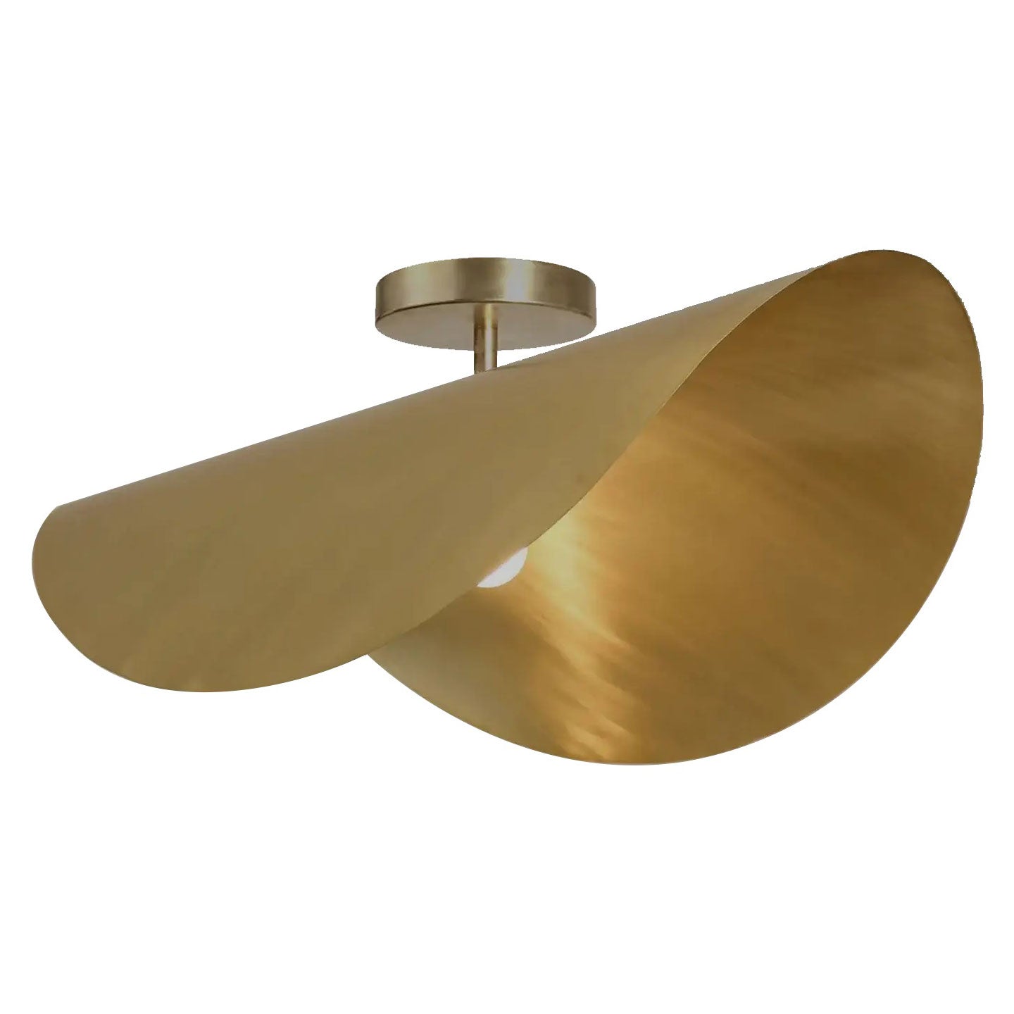 Modern Wave Ceiling Flush Mount Light Fixture - Sleek LED Lighting for Bedroom, Living Room & Hallway - Energy Efficient Home Decor