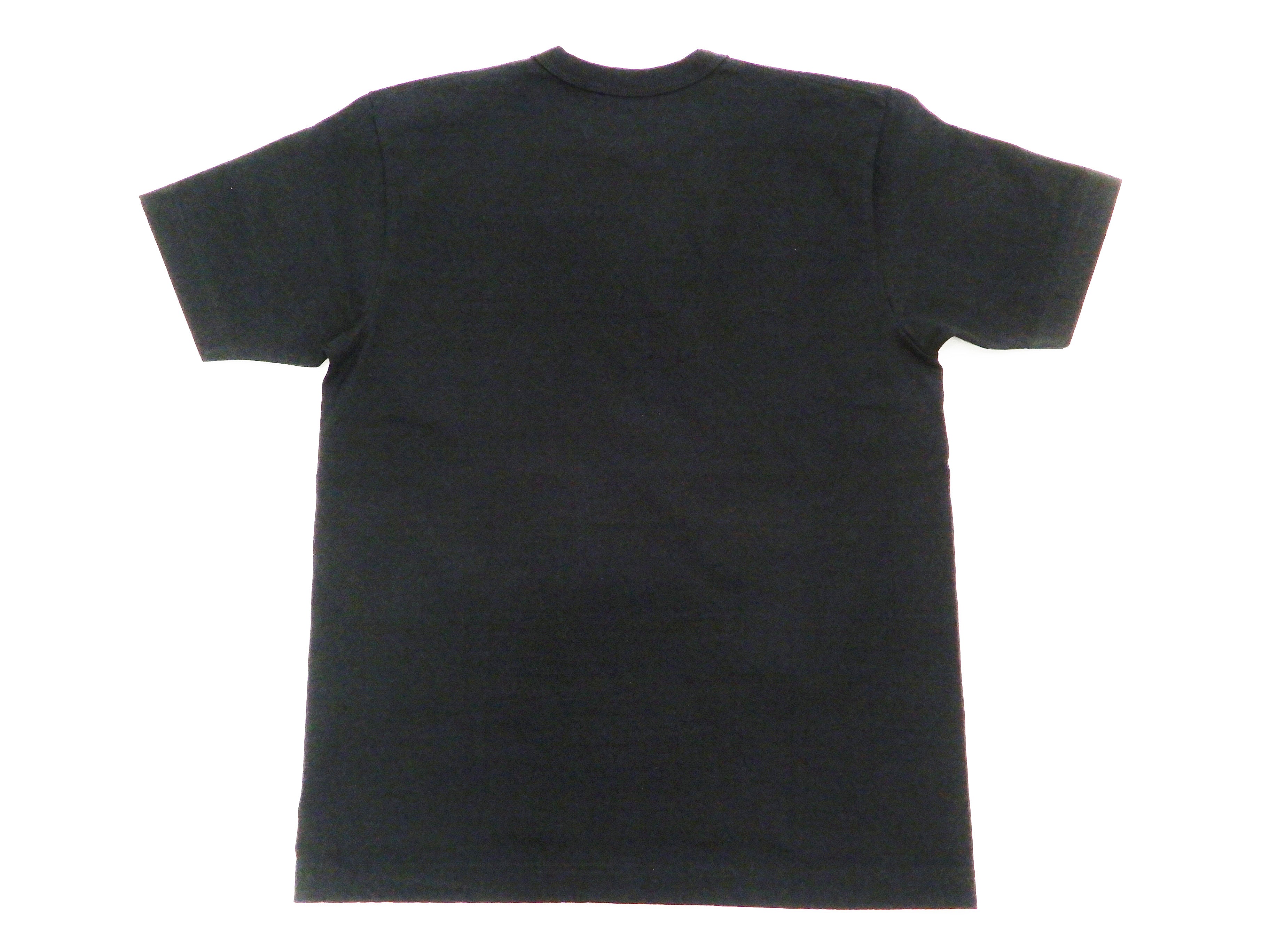Premium Men's Plain Pocket T-Shirt - Short Sleeve Crewneck Loopwheel Cotton Tee (One Wash) - Comfortable Casual Wear for Everyday & Street Style - WV78932 by Toyo Enterprises - Black