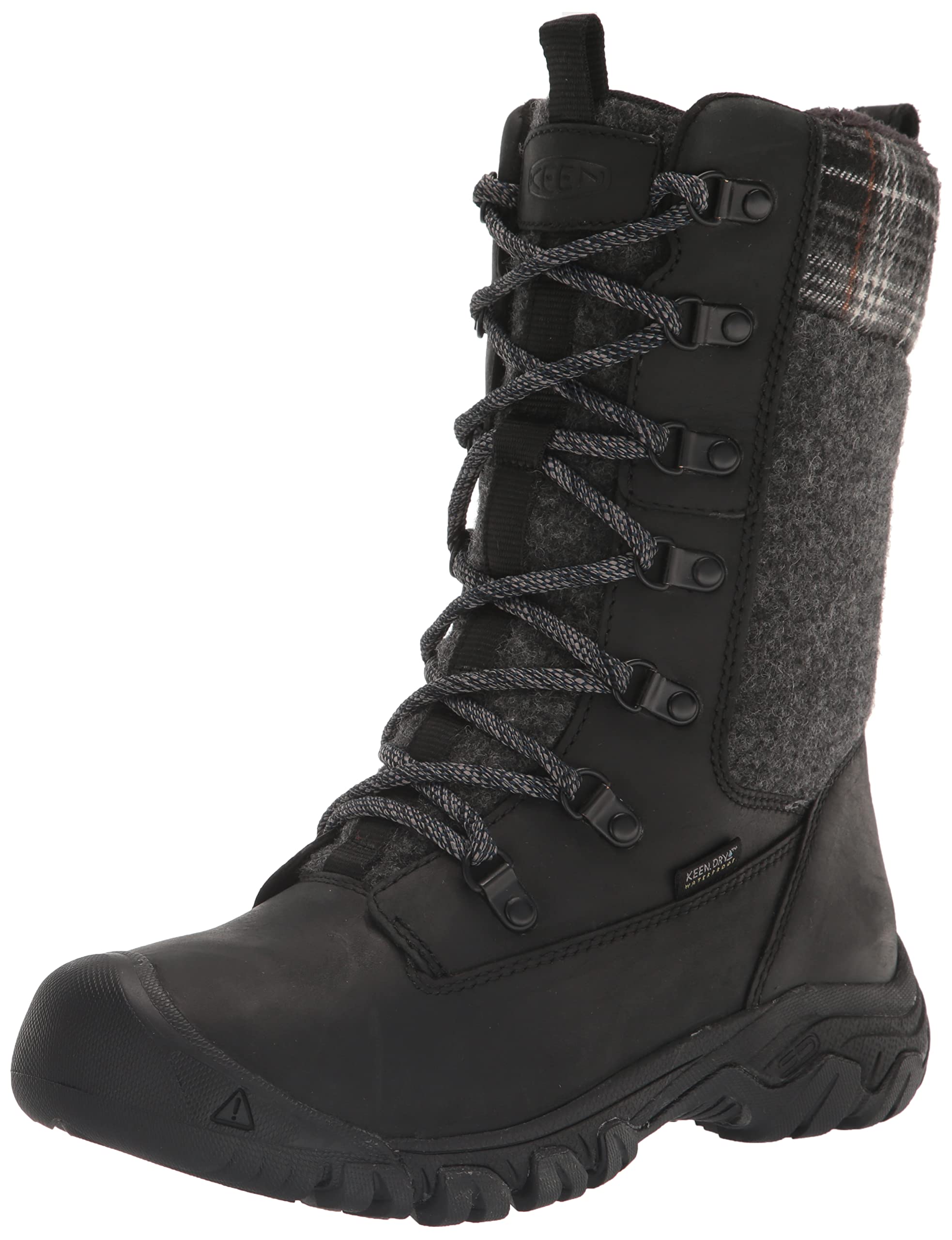 KEEN Women's Greta Tall Classic Waterproof Snow Boots - Winter Hiking, Snowshoeing & Cold Weather Outdoor Activities