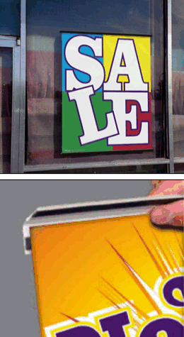 Magna Clamp Sign Hangers Set - Heavy Duty Magnetic Sign Holders for Retail Stores, Restaurants & Events - Secure Advertising, Menu & Poster Display for Indoor & Outdoor Use