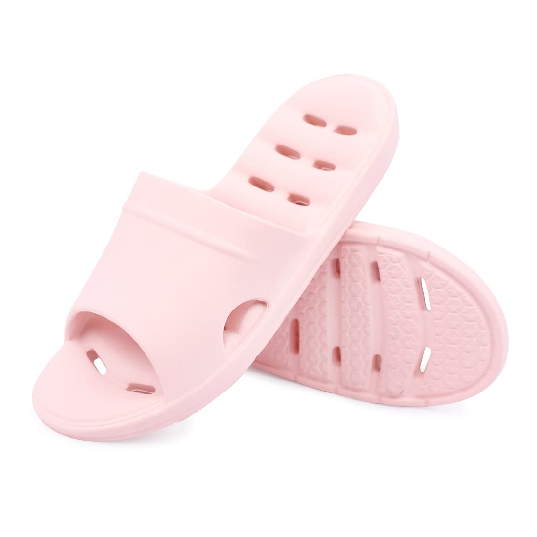 LM Women's Non-Slip Shower Slippers - Comfortable Bathroom Sandals for Home, Dorm & Spa Use - Soft House Shoes for Indoor/Outdoor Wear