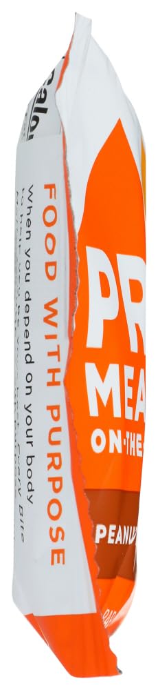 Organic Peanut Butter Protein Meal Bar - Gluten-Free, Non-GMO, 12 Pack | Healthy Snack for Hiking, Workouts & On-the-Go Nutrition