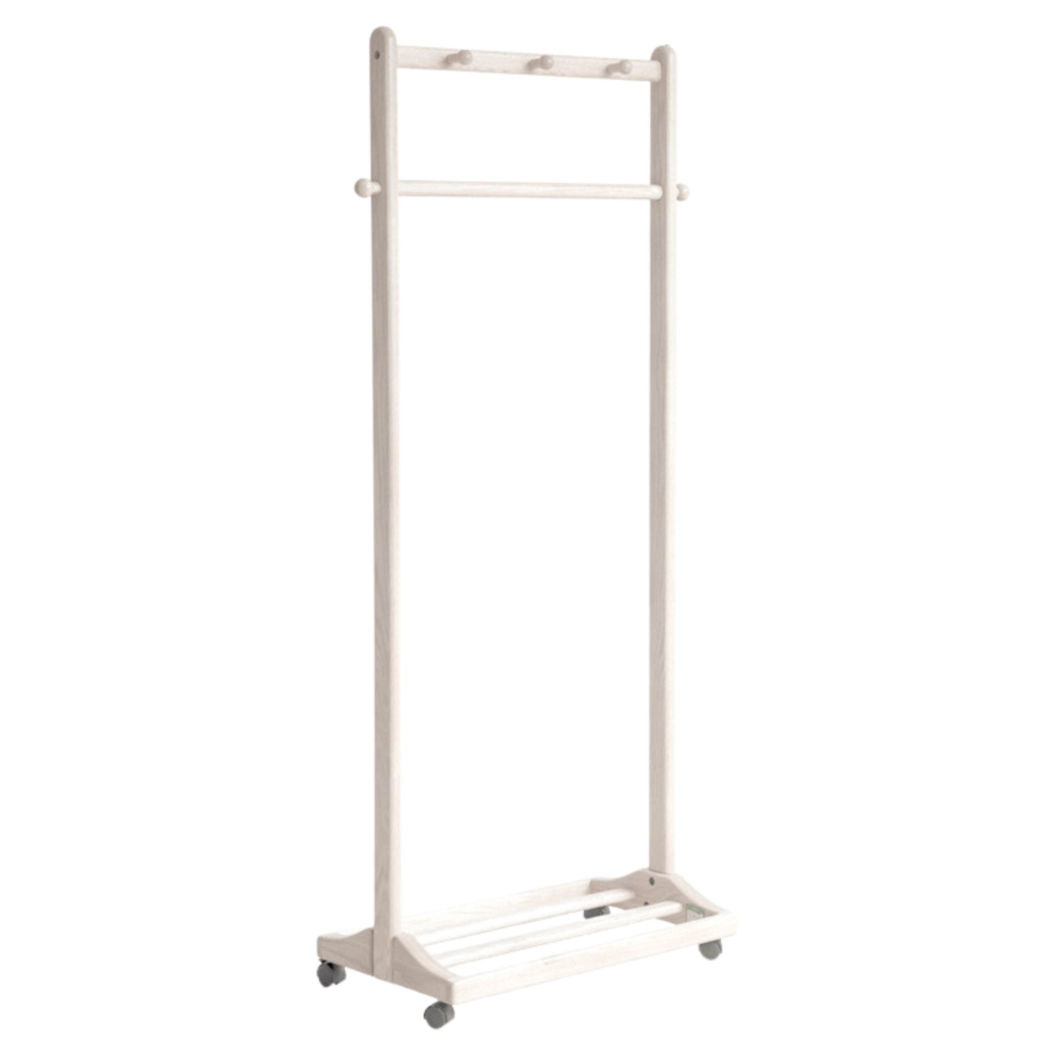 27.5x15.7x68.1 inch / 70x40x173 cm / White Color / Clothes hanger