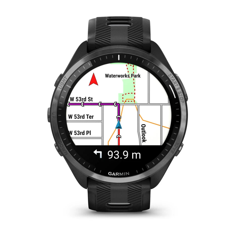 Garmin Forerunner 965 GPS Running Smartwatch with Advanced Training Metrics, Music Storage & Solar Charging - Perfect for Runners, Athletes & Outdoor Enthusiasts