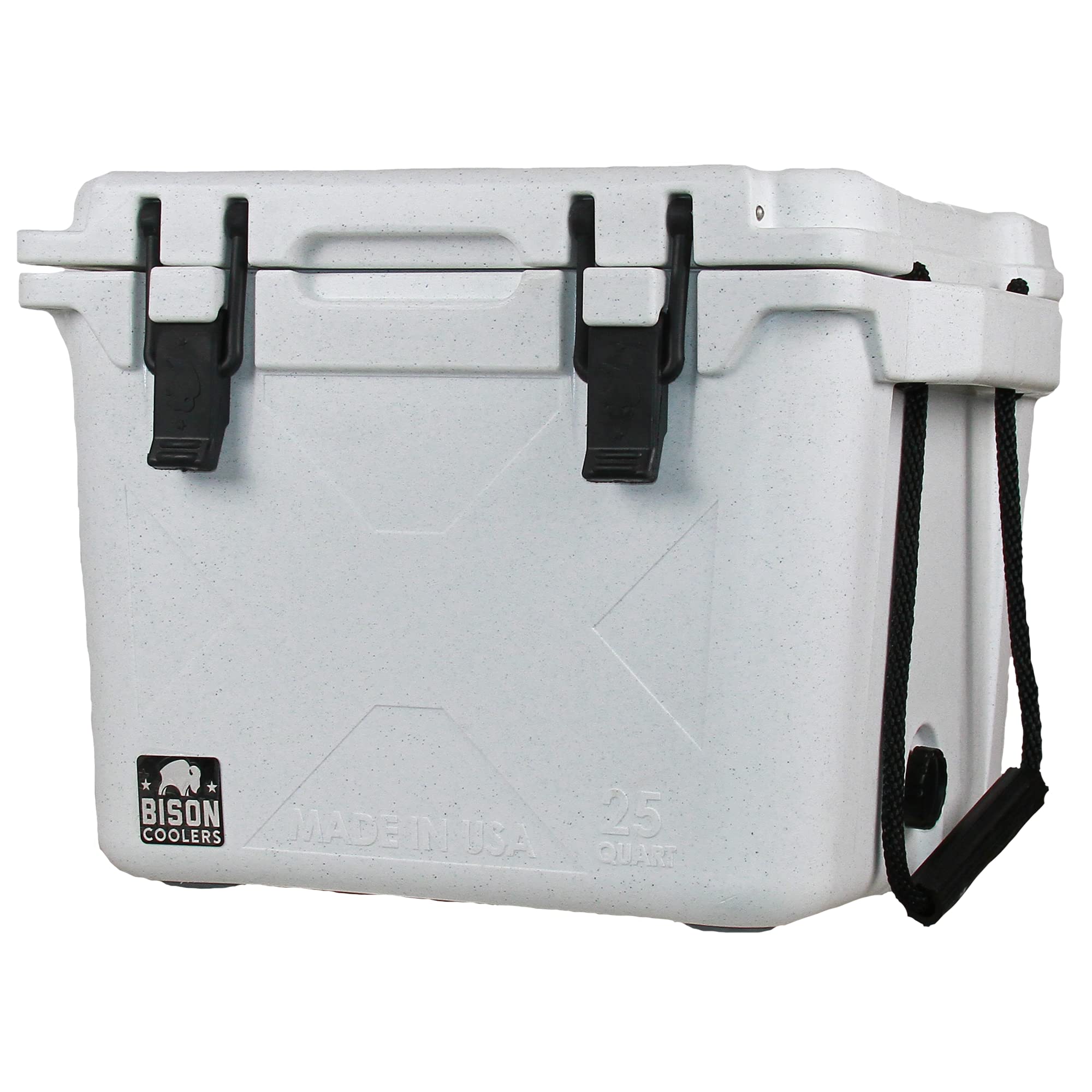 BISON COOLERS Rotomolded Cooler - Heavy Duty Hard Shell Ice Chest with Double Insulated Walls | Extreme Durability for Camping, Fishing & Outdoor Adventures | Made in USA | Perfect for Tailgating, Beach Trips & RV Travel