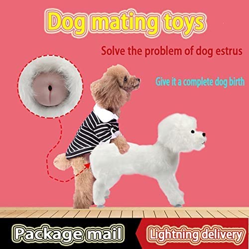 Dog Humping Toy - Soft Plush Dog Sleeping Toy for Male Dogs, Female Dog Simulation Toy for Estrus Relief (White) | Perfect for Stress Relief, Training & Playtime