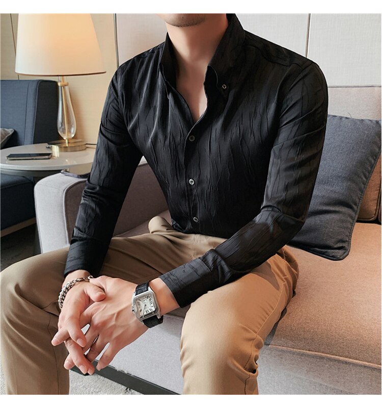Premium LUXE Long Sleeve Shirt for Men & Women | Soft Comfortable Button Down Shirt | Perfect for Office, Casual Wear & Date Night Outfits