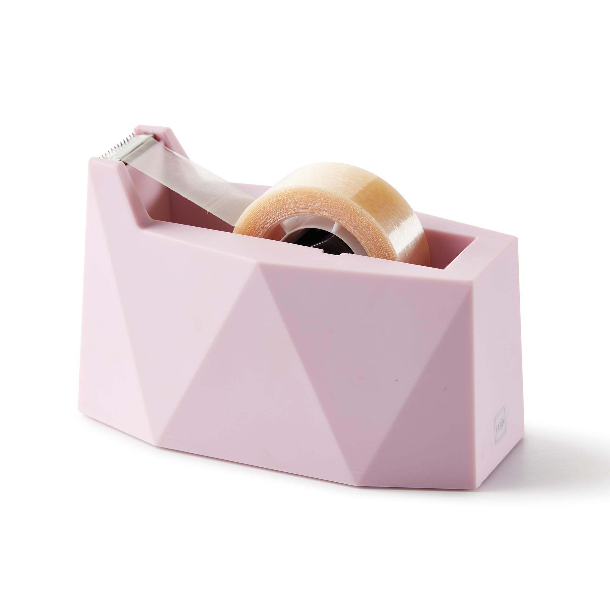 Miquelrius Pink Adhesive Tape Dispenser - Roll Holder for Adhesive Tape & Washi Tape - Perfect for Office, School, Crafting, and Gift Wrapping
