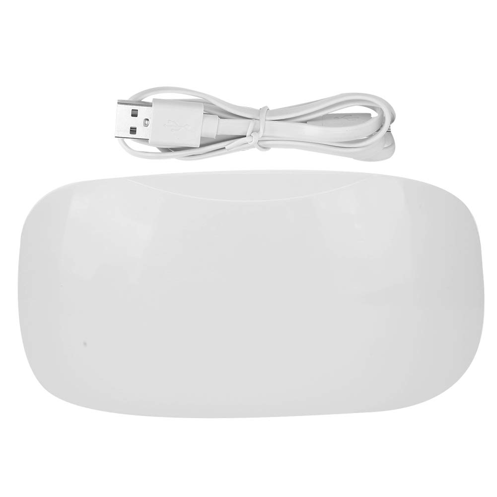 Portable Mini UV/LED Nail Dryer with 6 LED Beads - Dual Light Source Gel Nail Curing Lamp for Home Manicure & Professional Salon Use | Perfect for DIY Nail Art, Gel Polish Curing, and Nail Extensions