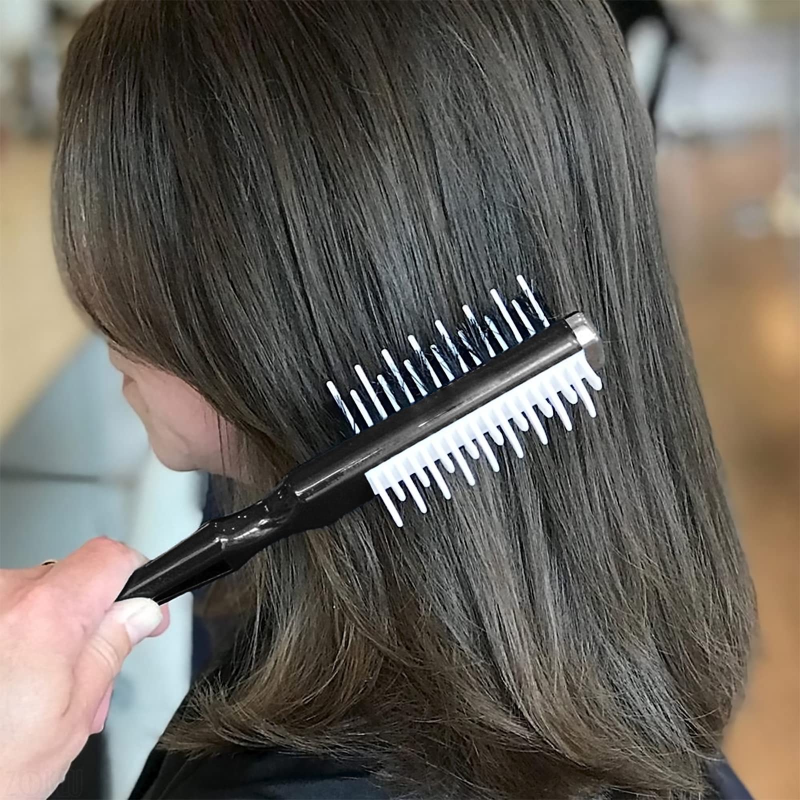 Best Curl Defining Brush for Curly Hair - Styling Brush for Wet & Dry Hair - Enhances Volume & Definition - Perfect for Daily Curly Hair Care & Salon Styling
