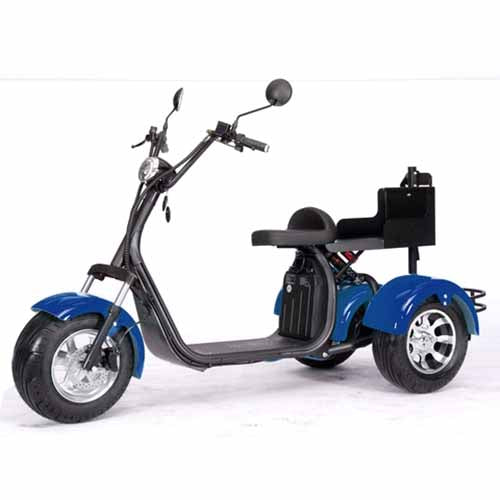 2000W 60V Electric Fat Tire Trike - 3 Wheel Scooter Moped Bike with Golf Rack, Similar to CityCoco Bike CT 3G - Perfect for Commuting, Golf Course Transport & Urban Adventure
