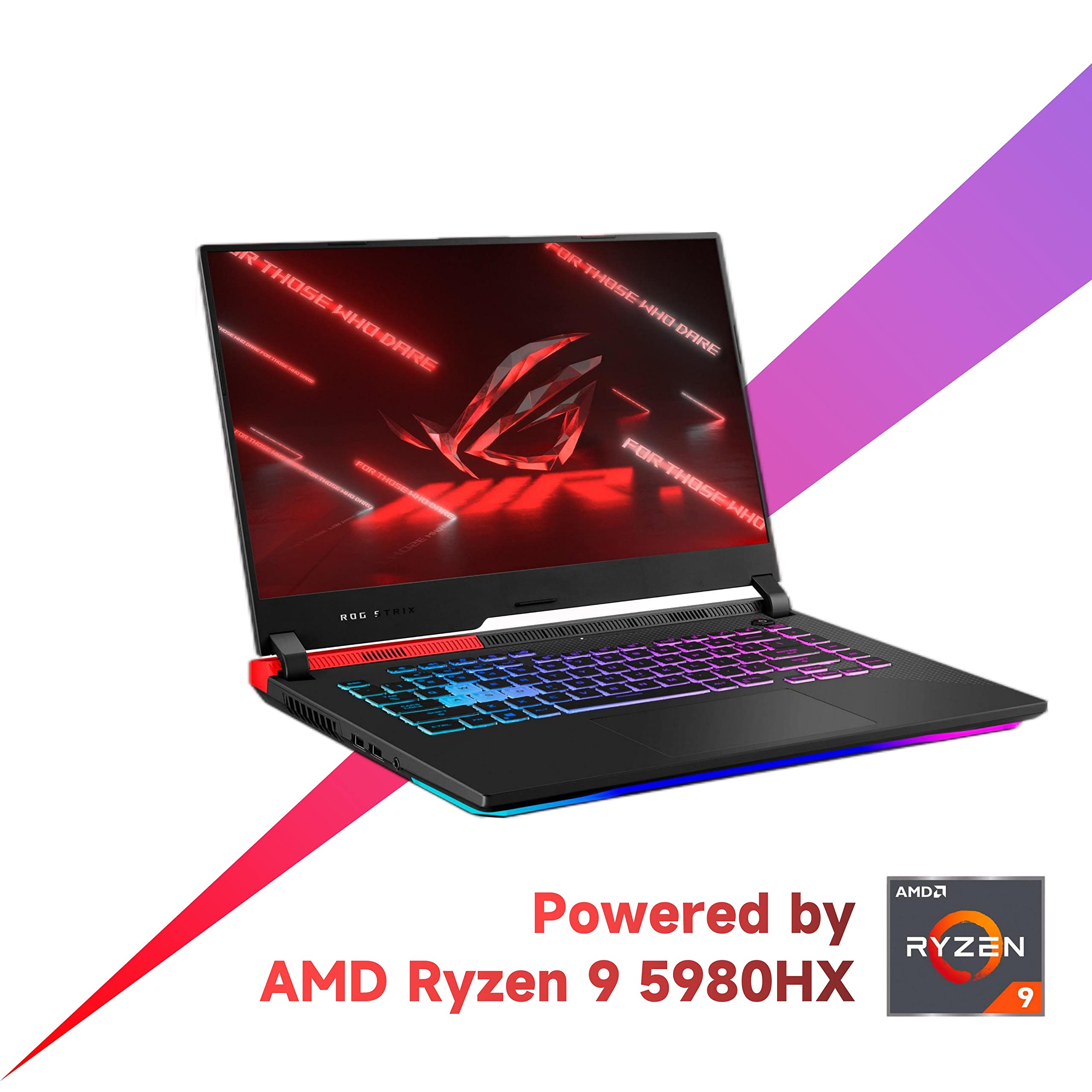 ASUS ROG Strix G15 Gaming Laptop - Ryzen 9, RX 6800M, 32GB RAM, 1TB SSD for Pro Gaming & Streaming