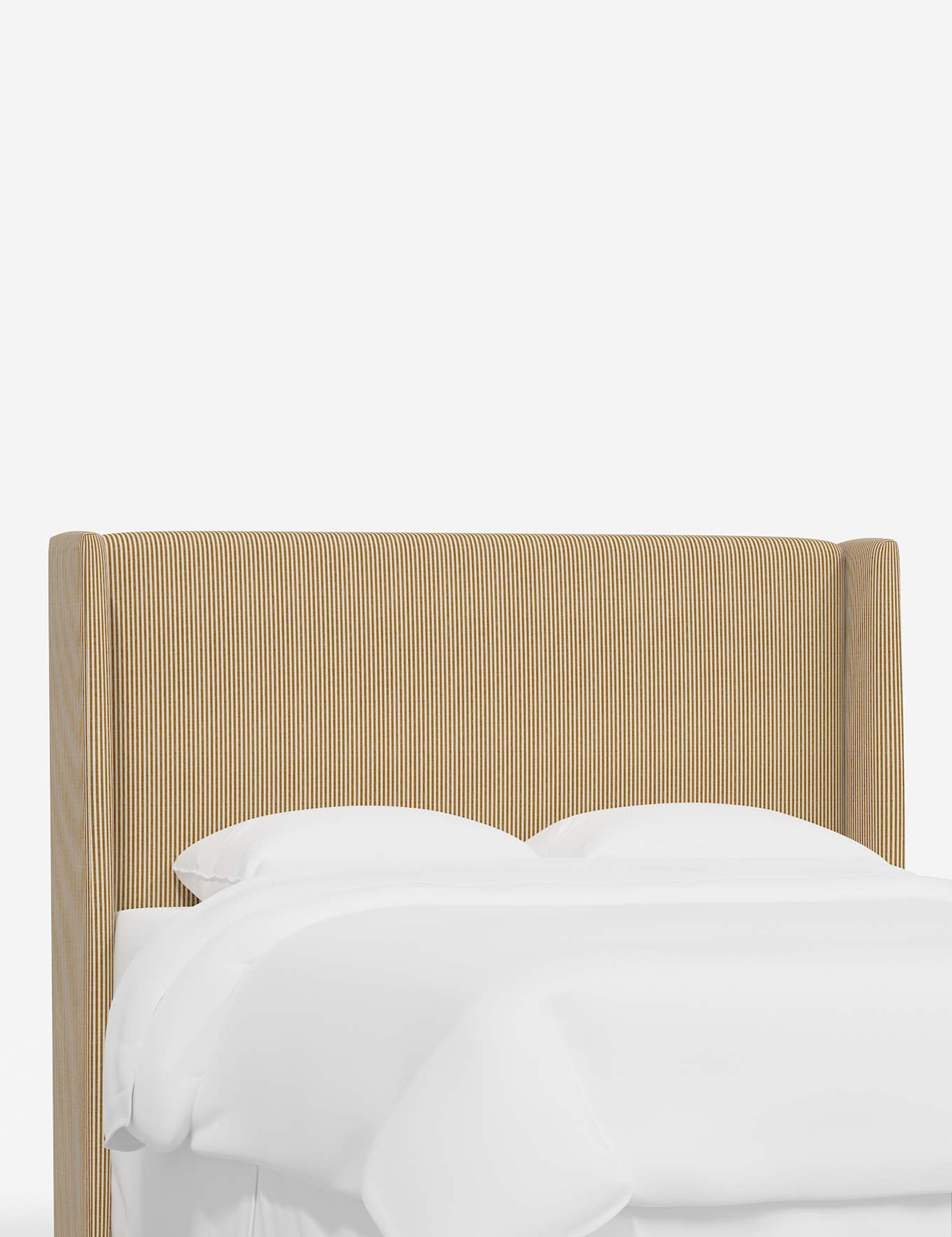 Adara Upholstered Headboard - Queen Size Bed Frame Headboard with Nailhead Trim - Perfect for Master Bedroom, Guest Room & Home Decor