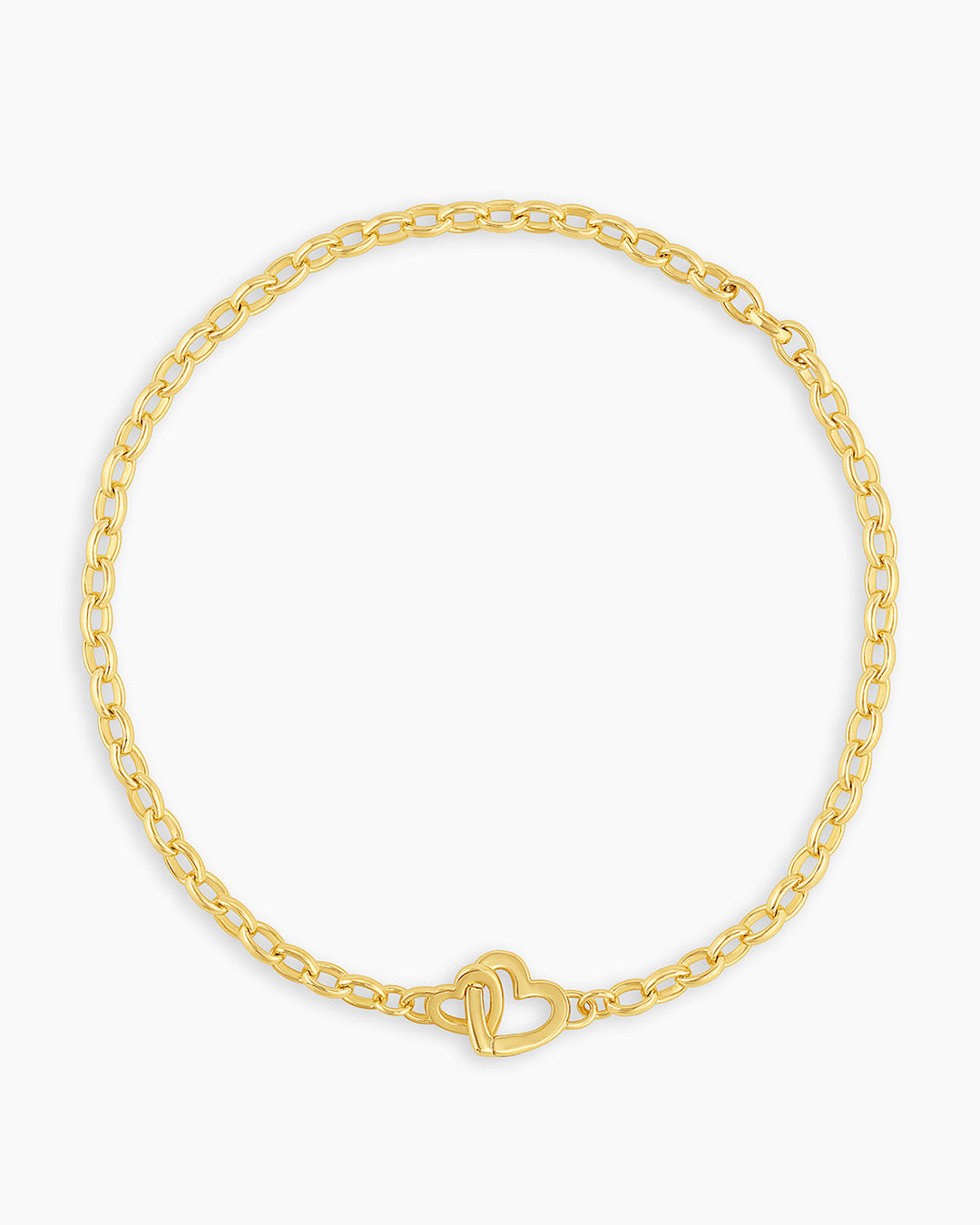 Parker Heart Mini Bracelet for Women - Dainty Gold Plated Charm Bracelet with Adjustable Chain - Perfect for Valentine's Day, Anniversary & Everyday Wear