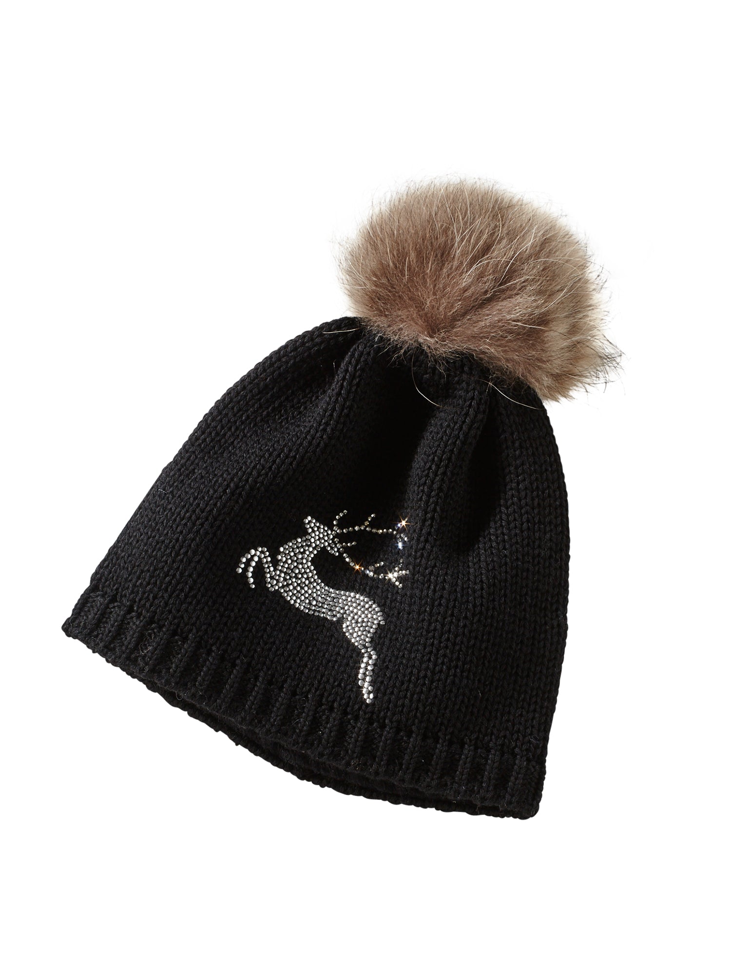 Bella Stag Wool Hat for Men & Women - Warm Winter Beanie for Outdoor Activities, Hiking, and Skiing