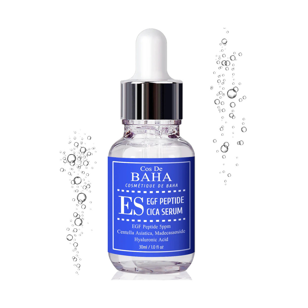 Cos de BAHA EGF Peptide Serum 30ml - Anti-Aging Face Serum with Epidermal Growth Factor for Wrinkles & Fine Lines - Perfect for Night Skincare Routine & Daily Hydration