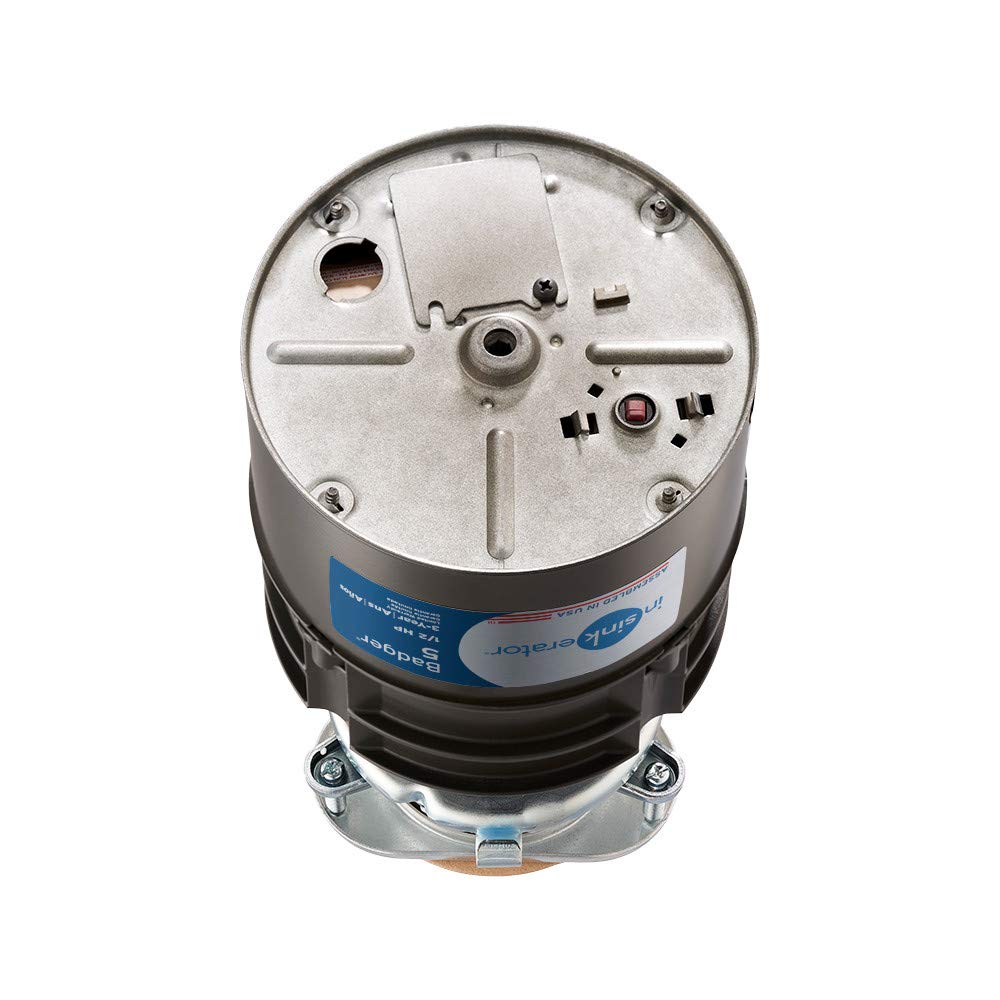 InSinkErator Badger 5 1/2 HP Continuous Feed Garbage Disposal with SinkTop Switch Bundle - Perfect for Kitchen Waste Disposal & Easy Sink Cleaning (Under Sink Installation)