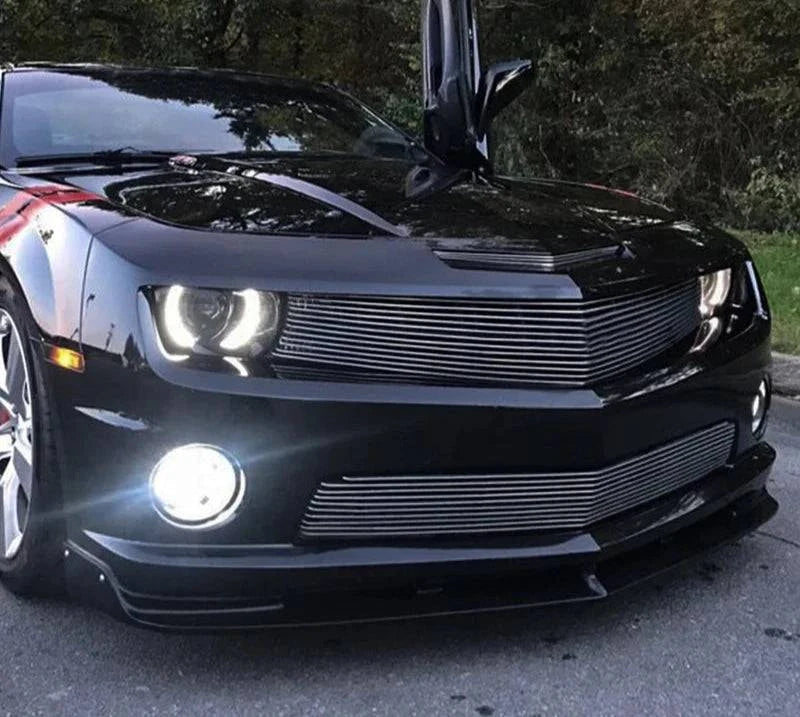 2010-2013 Chevy Camaro V8 SS Street Style Black Front Bumper Lip PU - Upgrade Your Ride for Aggressive Street Look | Perfect for Car Shows & Performance Upgrades