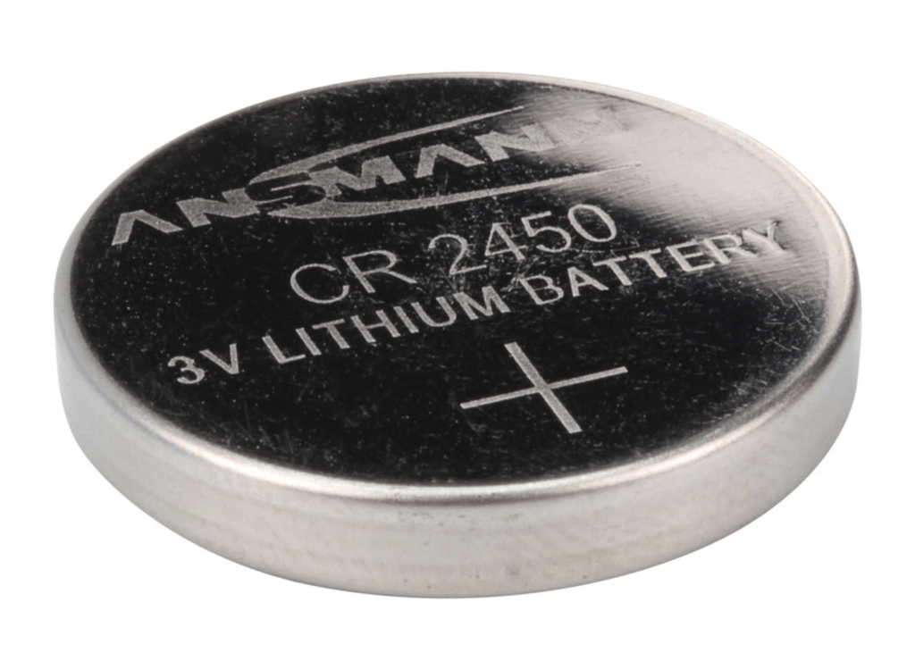 ANSMANN CR2450 3V Lithium Coin Battery - Long-Lasting Power for Watches, Calculators, Key Fobs & Medical Devices - Reliable Replacement Battery for Home & Office Use