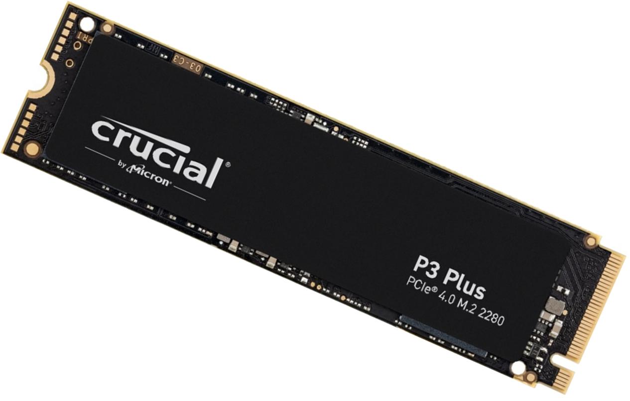 Crucial P3 Plus 1TB PCIe Gen4 NVMe M.2 2280 SSD - High Speed Internal Solid State Drive for Gaming, Laptops & Desktop PCs | Fast Boot & Load Times