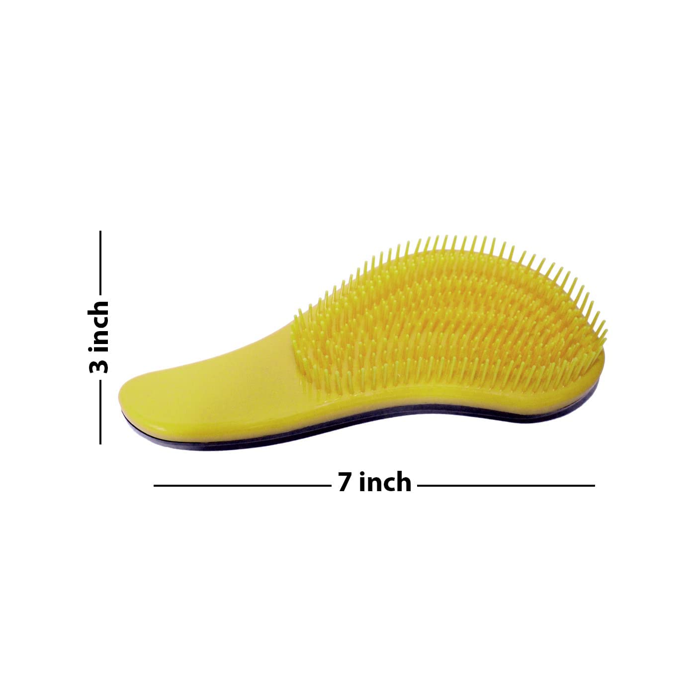 Boxo Detangling Hair Brush for Curly Hair - Gentle Knot-Free Styling Brush for Women & Men (Pack of 1) | Perfect for Wet/Dry Hair, Travel & Daily Hair Care
