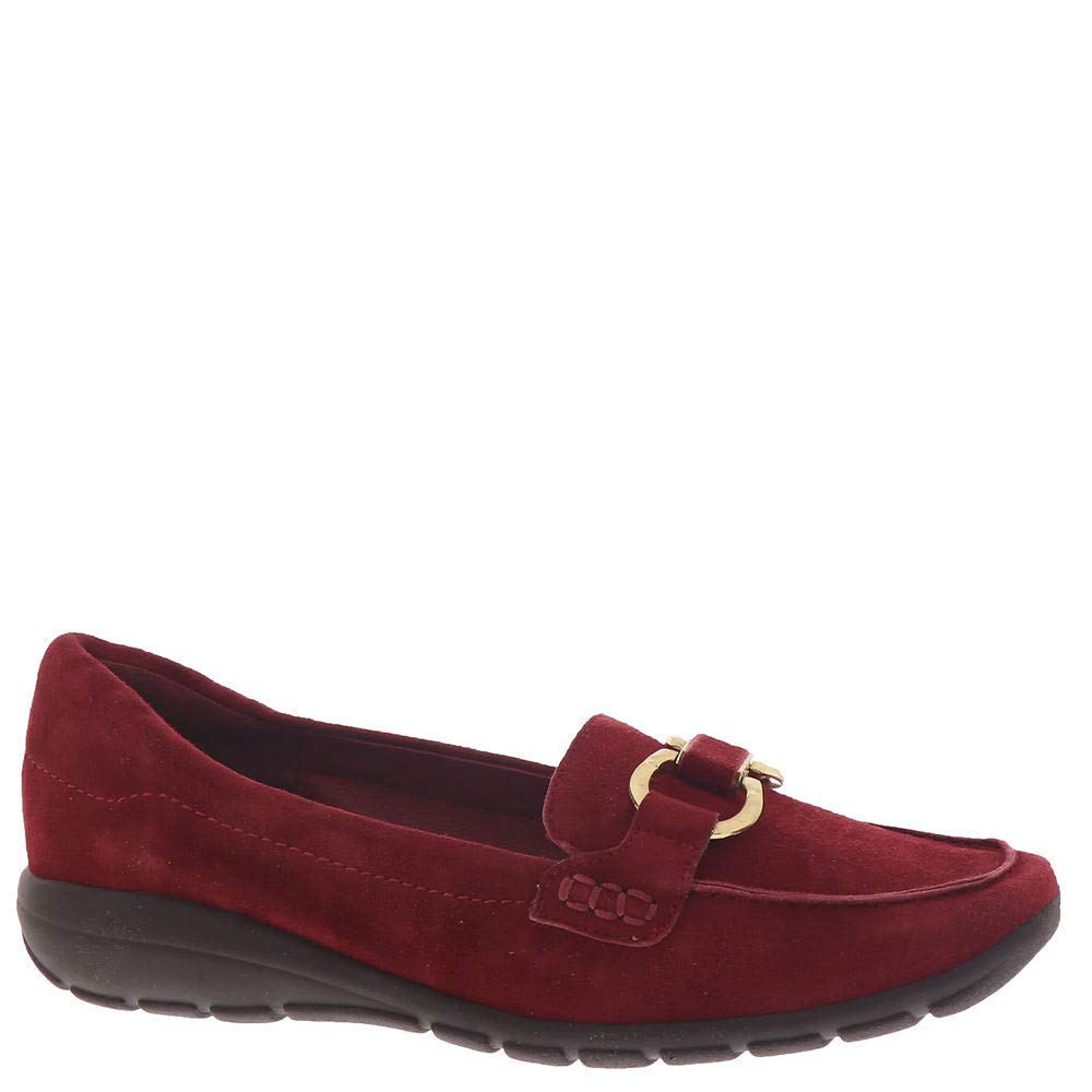 Easy Spirit Women's Comfortable Slip-On Flats - Lightweight Walking Shoes for Work, Travel & Everyday Wear