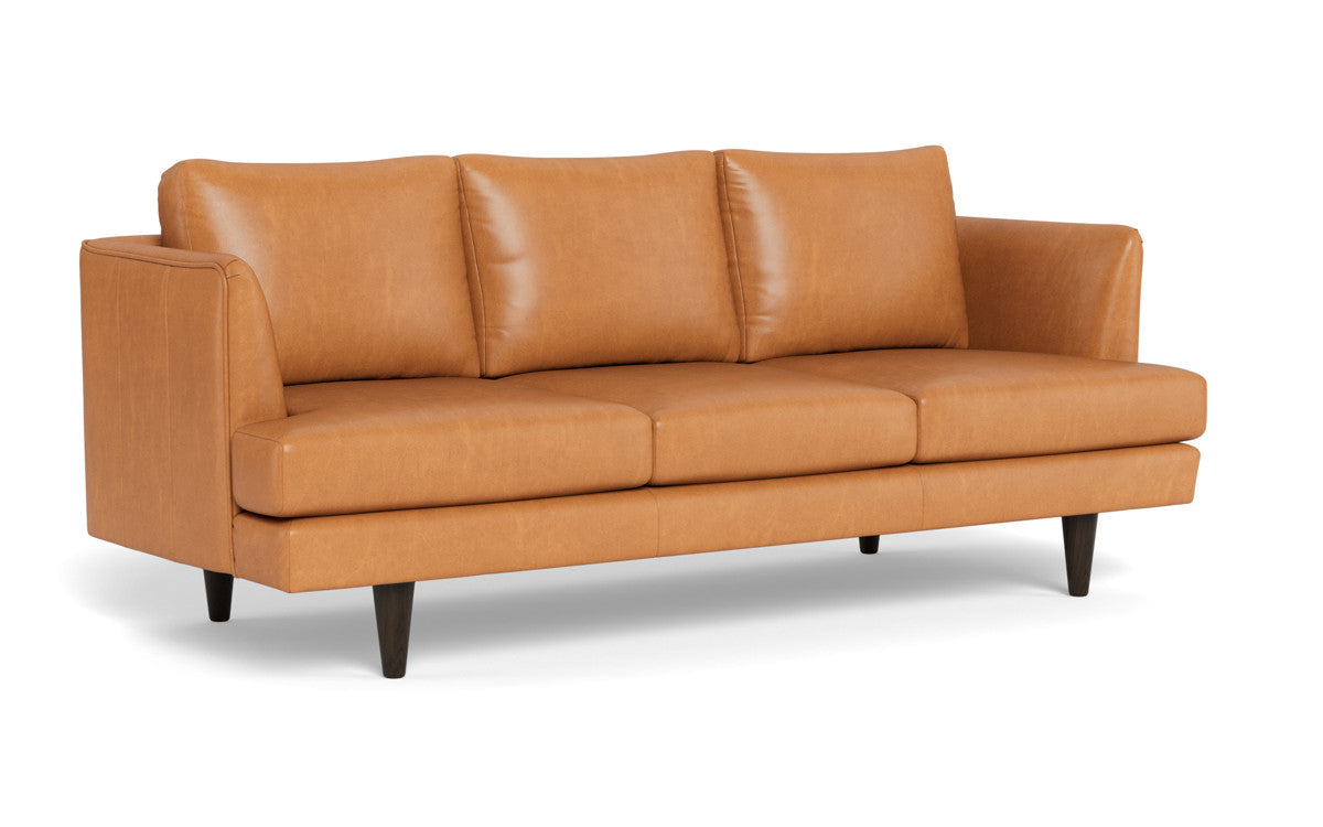 Premium Rainey 83 Genuine Leather Sofa - Modern Luxury Living Room Furniture for Home & Office - Perfect for Family Gatherings & Relaxation