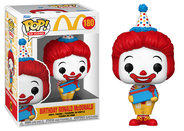 Ronald McDonald Birthday Collectible - Ad Icons Series 180 - Perfect for McDonald's Fans & Nostalgic Gift Giving