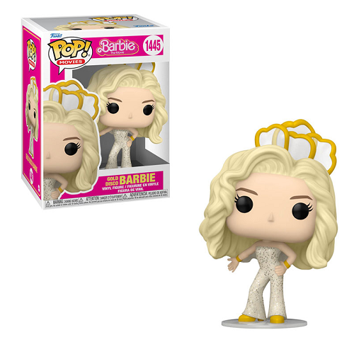 Funko Pop! Gold Disco Barbie #1445 Collectible Figure - Barbie The Movie Edition - Perfect for Display, Gifts & Pop Culture Collections