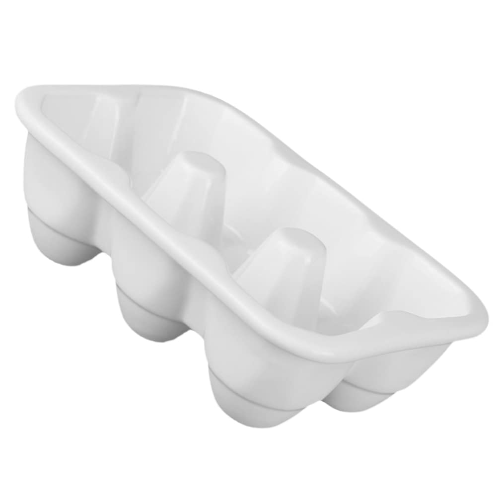 6-Piece Ceramic Egg Holder Set - Egg Storage Tray Organizer for Refrigerator, Kitchen Counter, Pantry - Perfect for Fresh Egg Storage, Display & Organization in Home, Farm, or Restaurant