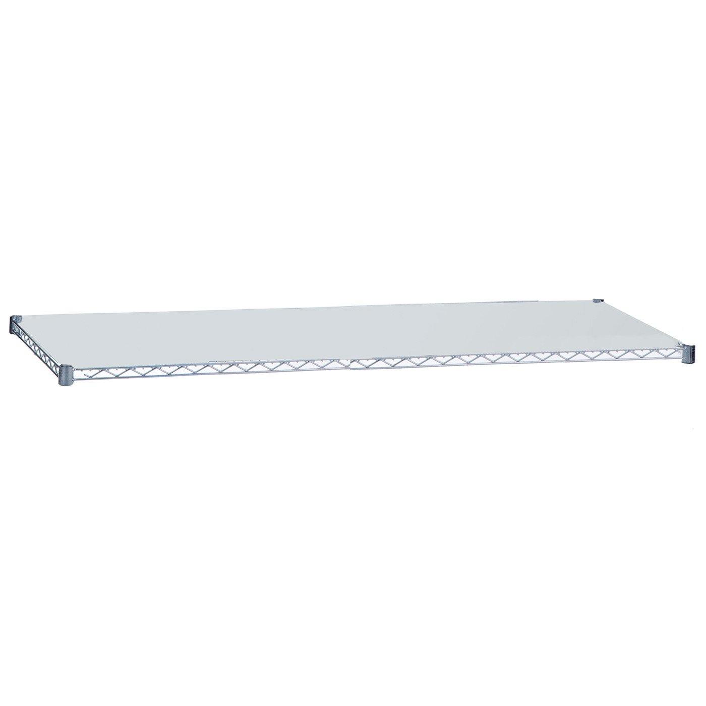 18 x 60 Inch Heavy Duty Powder Coated Metal Shelf - Sturdy Storage Rack for Garage, Warehouse & Home Organization