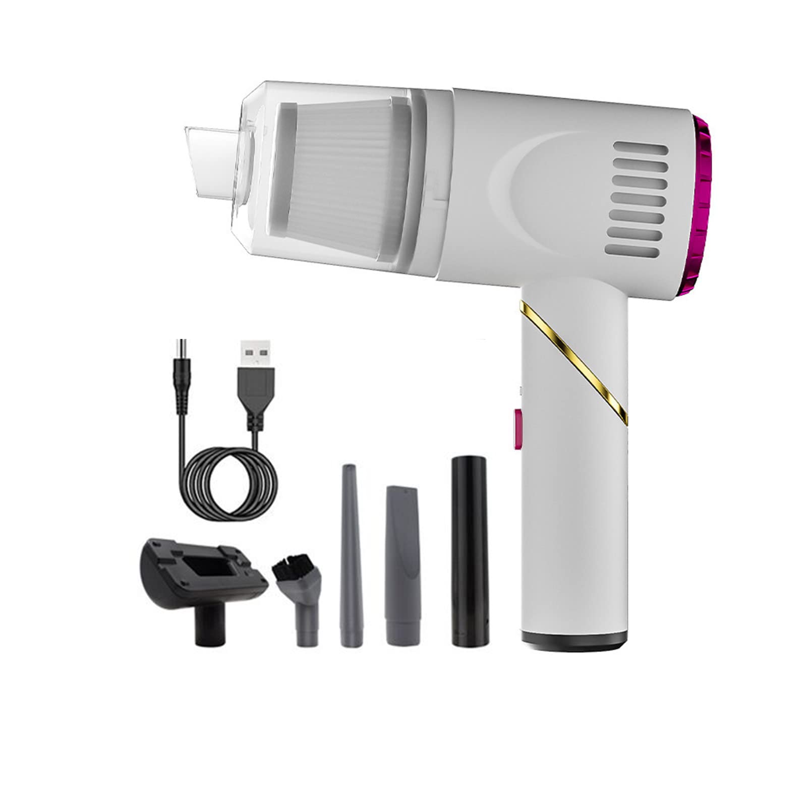 MIS1950s Cordless Handheld Vacuum Cleaner - 10000Pa Strong Suction, 3-Speed Adjustable, USB Rechargeable for Home & Car Cleaning | Portable for Pet Hair, Car Seats & Hard-to-Reach Areas