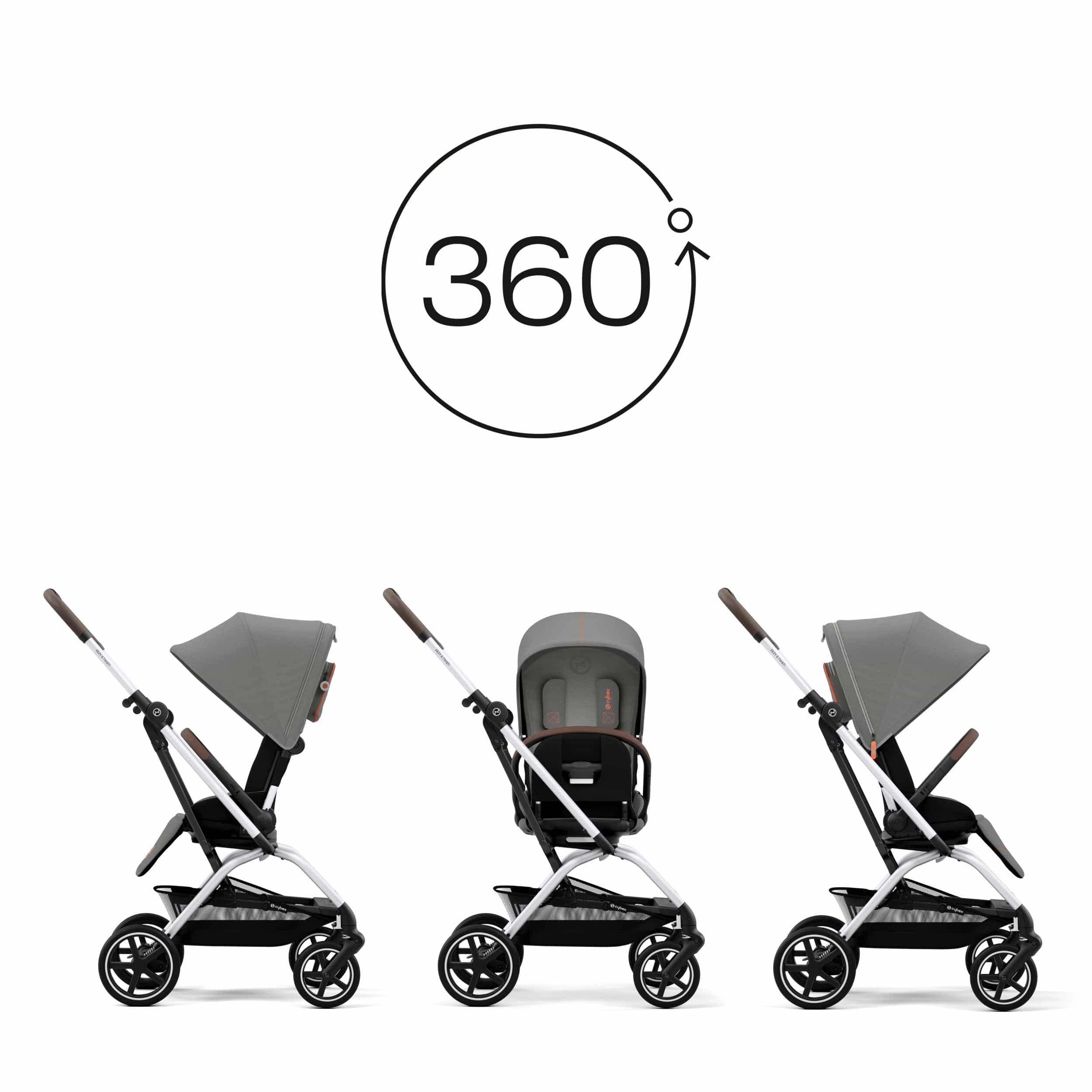 Cybex Eezy S Twist +2 V2 Lightweight Compact Travel Stroller for Toddlers - Perfect for Air Travel, City Walks & Shopping Trips