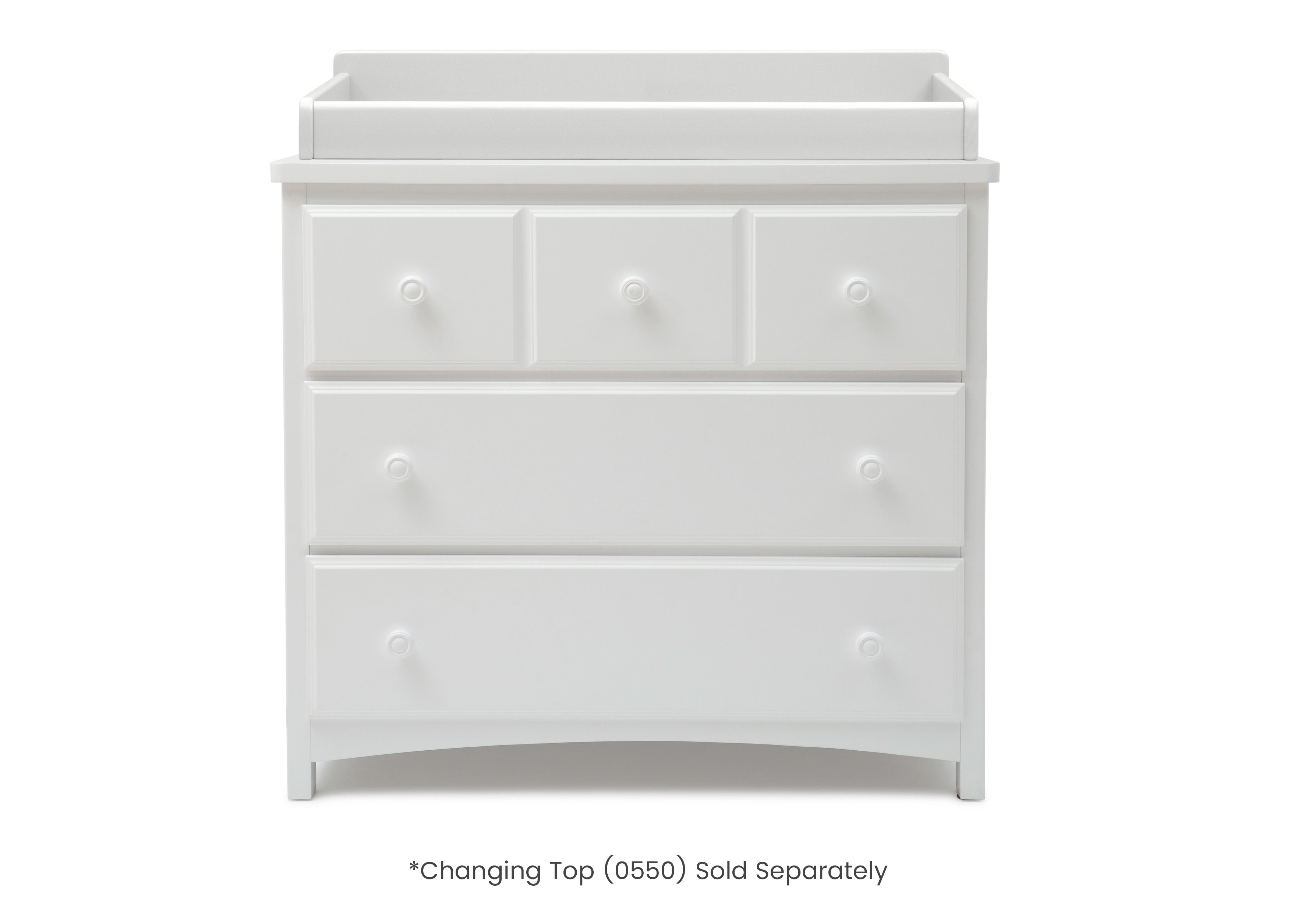 3 Drawer Dresser with Interlocking Drawers - Sturdy Wooden Bedroom Storage Organizer for Clothes, Accessories & Home Decor | Perfect for Bedroom, Nursery, Dorm & Apartment