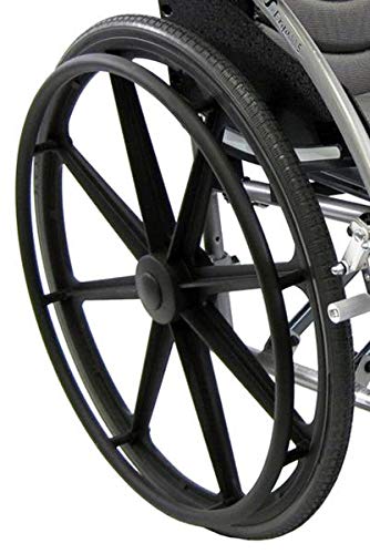 Karman Ergonomic Wheelchair with MAG Wheels - Lightweight & Foldable Mobility Aid, Rose Red, 16