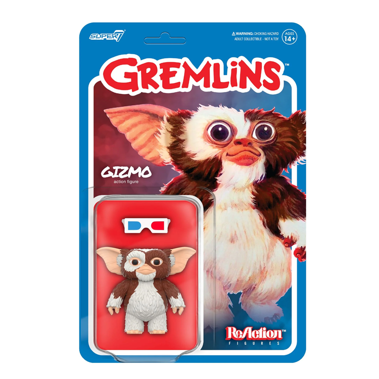 Super7 Gizmo & Gremlins W1 ReAction Figures - Collectible Movie Action Figures for Display, Gifts & Pop Culture Enthusiasts