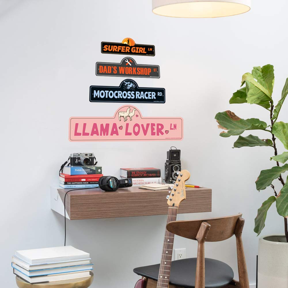 Funny Tennis Street Sign for Home & Office Decor - Indoor/Outdoor Personalized Gift for Tennis Lovers - Perfect for Garages, Living Rooms, Bedrooms & Game Rooms