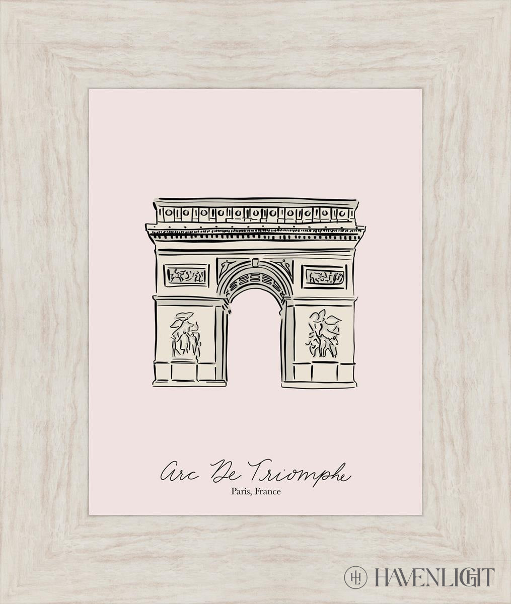 Arc De Triomphe Painting by Elise Gomez - Parisian Wall Art Decor for Living Room, Office & Gift Ideas