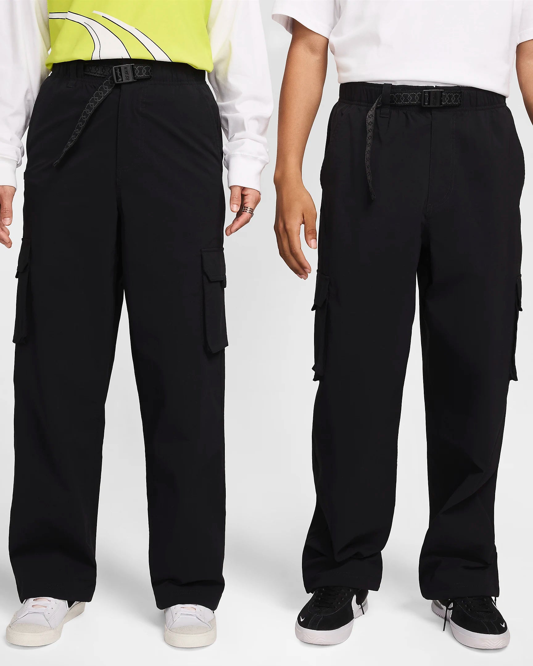 Nike SB Kearny Cargo Pants for Men - Sustainable Eco-Friendly Material, Black Workwear Joggers - Perfect for Skateboarding, Hiking & Streetwear Fashion