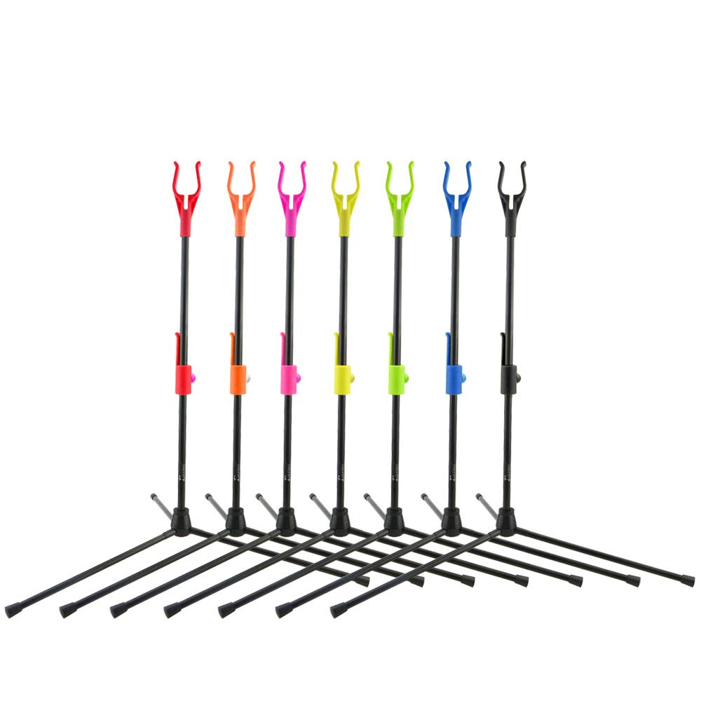AMEYXGS Portable Foldable Archery Bow Stand Holder - Recurve Bow Stand for Target Shooting Range | Perfect for Outdoor Hunting, Practice & Archery Competitions