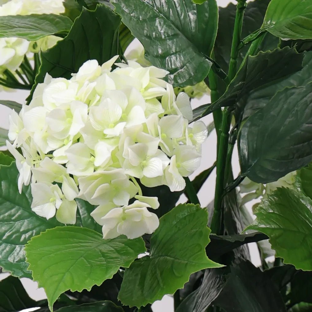 Premium Artificial White Hydrangea Tree - 35
