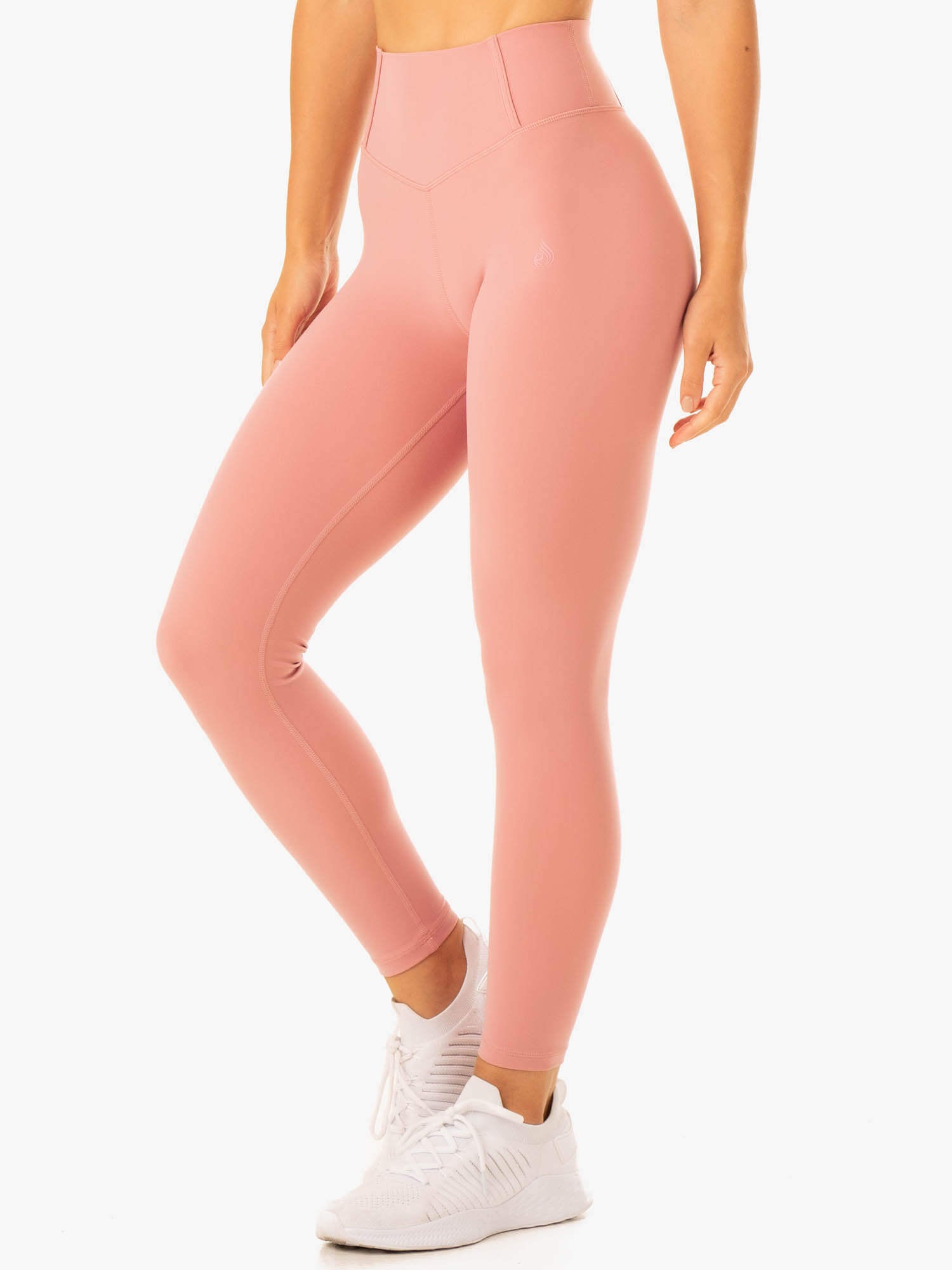 Form Scrunch Bum Leggings for Women - High Waisted Tummy Control Yoga Pants in Dusty Pink - Perfect for Workouts, Yoga & Everyday Wear
