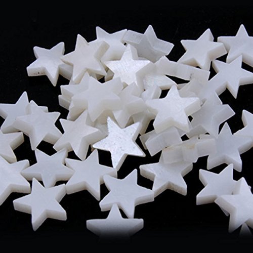10 Pack White Mother of Pearl Inlay Dots for Guitar, Mandolin & Banjo Fingerboards - DIY Luthier Repair & Customization - Perfect for Instrument Upgrades & Decoration