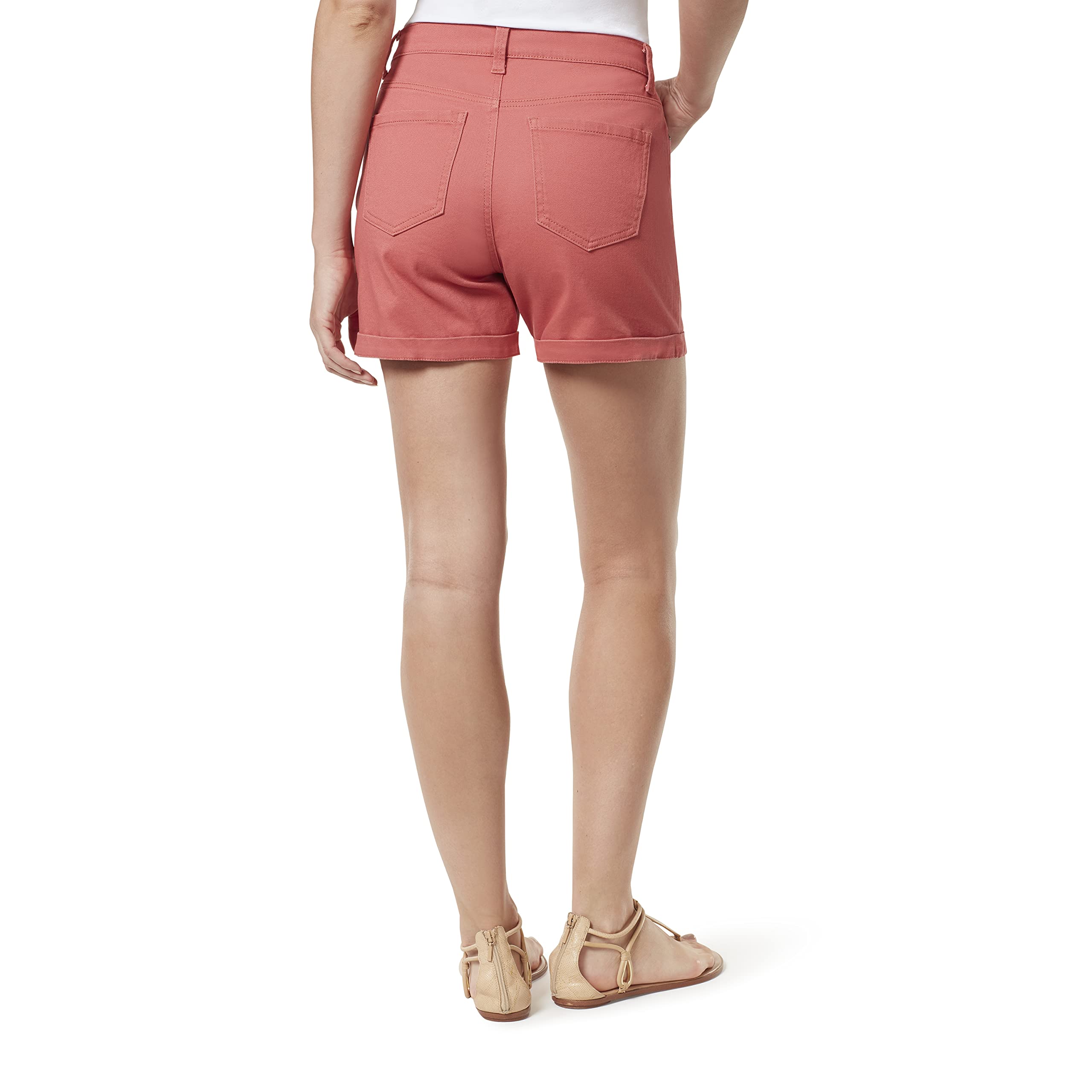 Gloria Vanderbilt Women's Amanda Classic Denim Shorts - High Waist Comfort Fit for Casual Wear, Summer Outfits & Beach Vacations