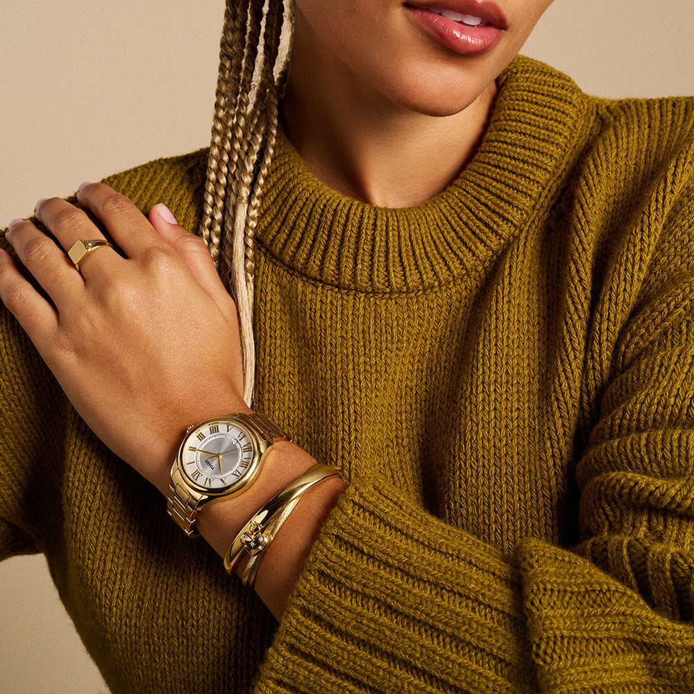 Fossil Gilmore ES5395 Smartwatch - Stylish & Functional Smartwatch for Women with Fitness Tracking & Notifications - Perfect for Workouts, Office & Everyday Use