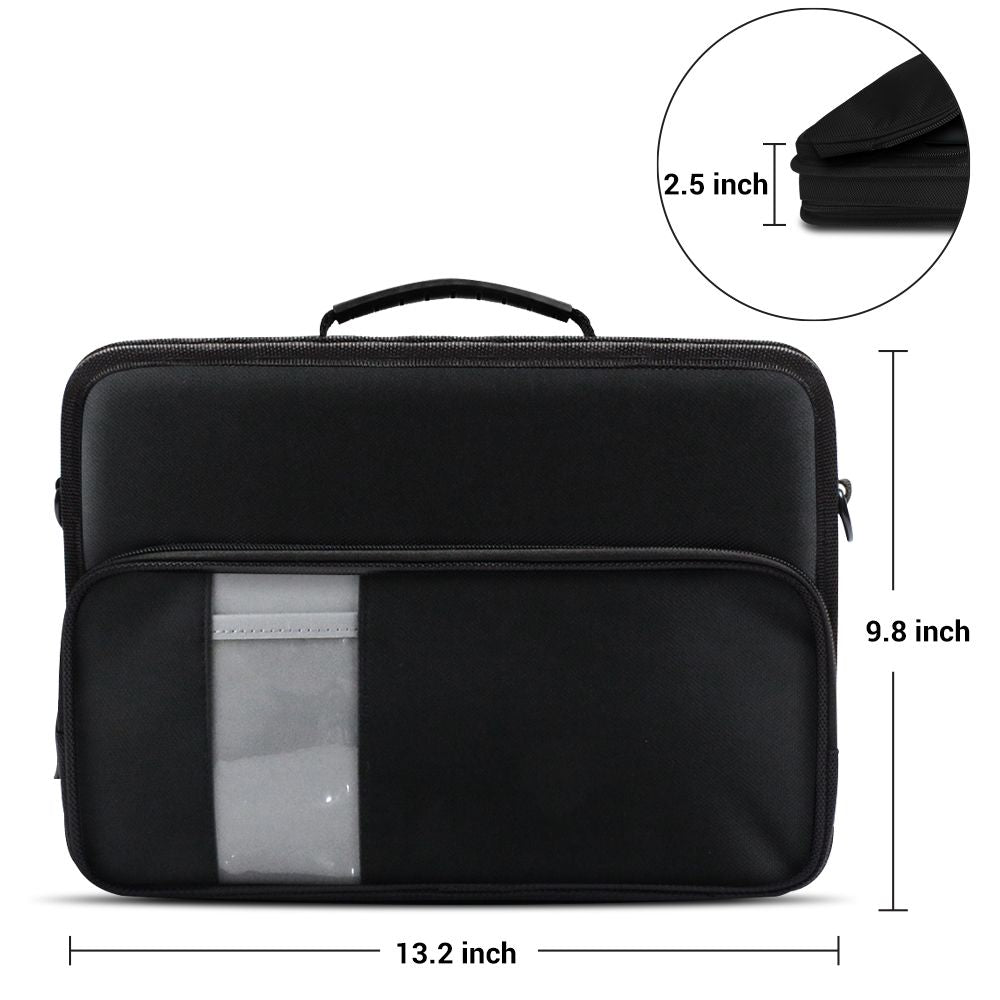 iBenzer Bumptect Protective Laptop Carrying Case - Shockproof & Water-Resistant Sleeve for 13-15 Inch MacBook Pro/Air, Dell, HP - Perfect for Travel, Office & School Commute