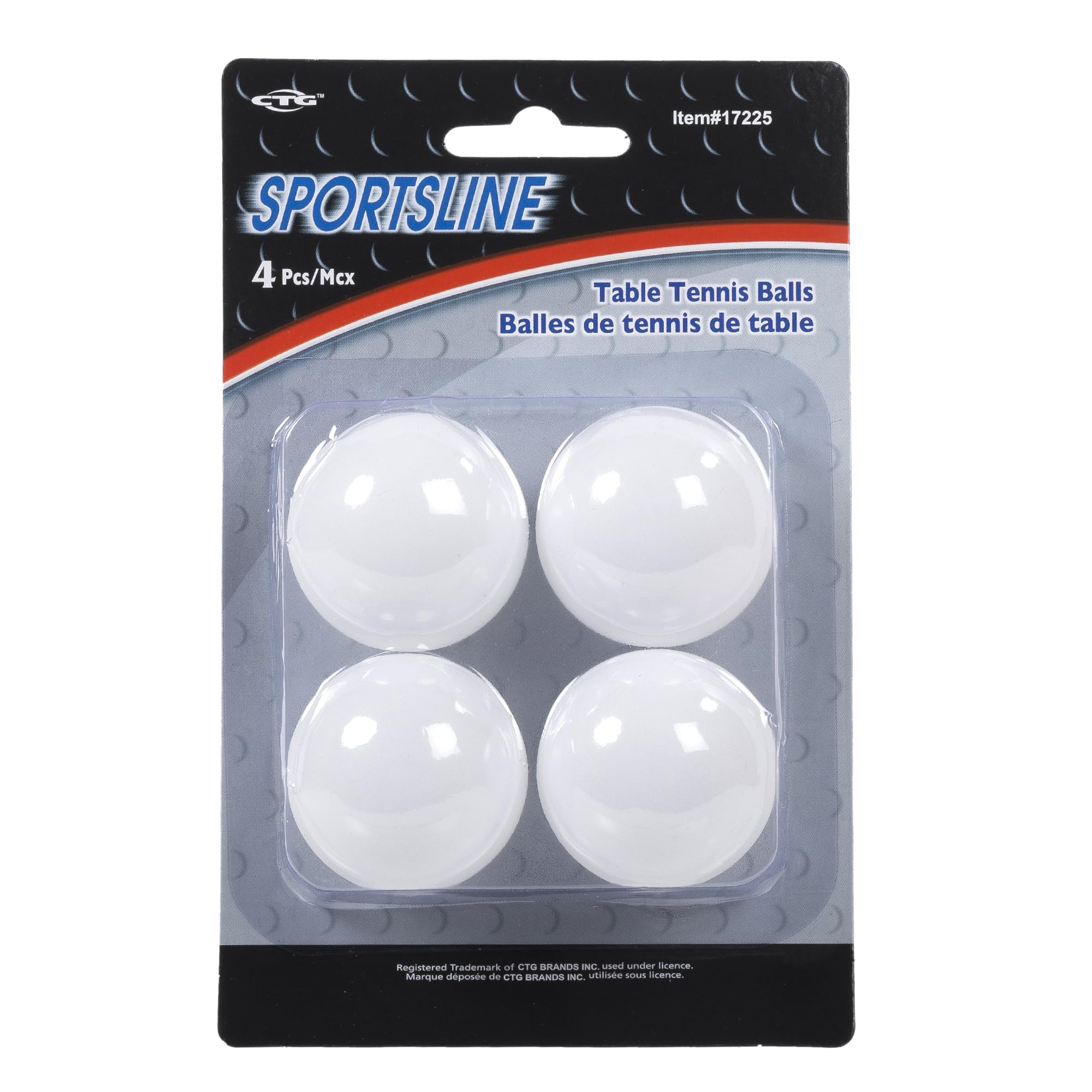 Premium CTG Table Tennis Balls Set of 4 - Professional & Recreational Ping Pong Balls for Indoor/Outdoor Play | Perfect for Tournaments, Training & Family Fun