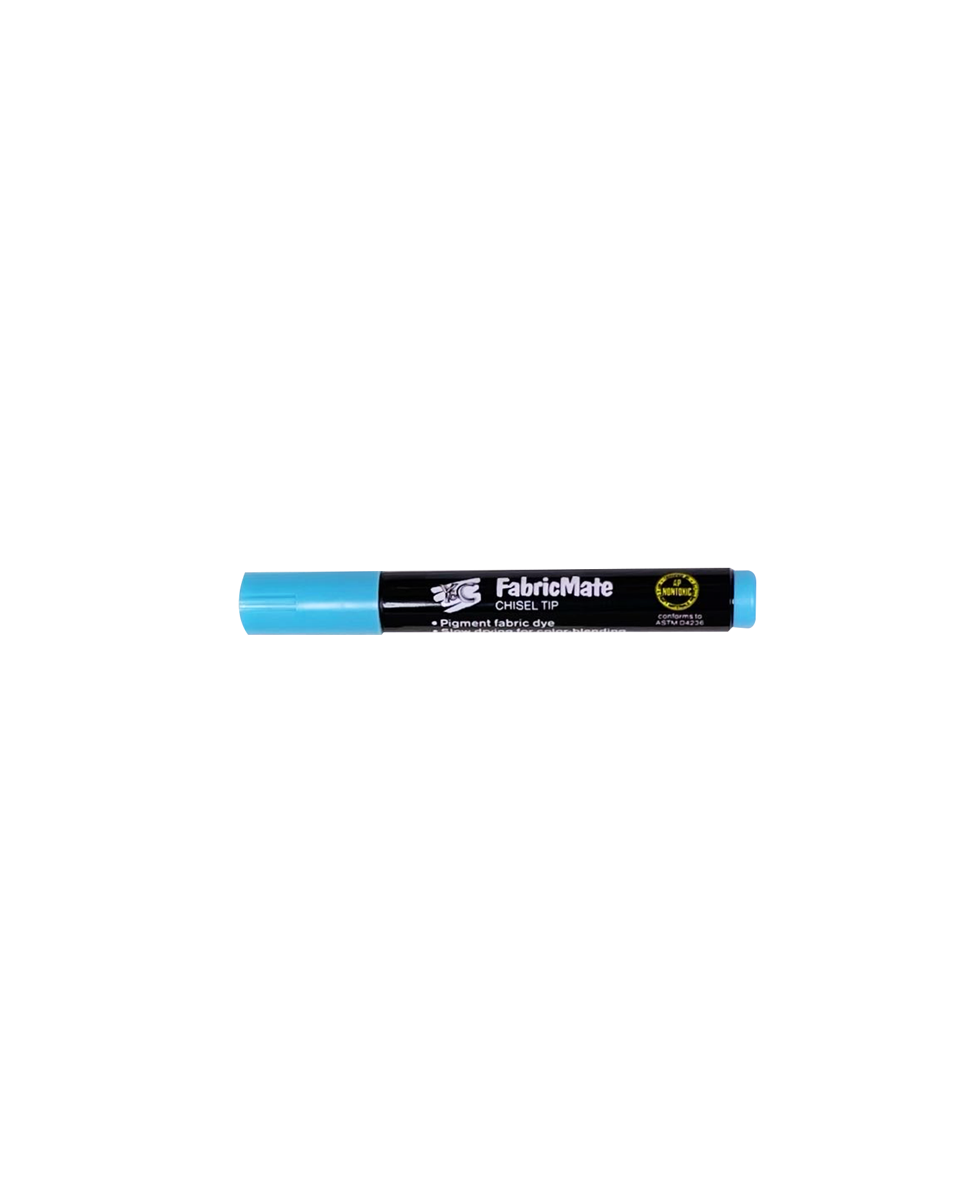 FabricMate Chisel Tip Fabric Marker Pen - Turquoise (NFP30NC) for Sewing, Quilting, and Fabric Marking | Ideal for DIY Crafts and Fabric Projects