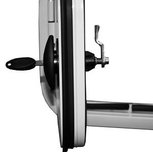 Arctic Tern Cargo Door 300x300mm Side Hinge - Heavy Duty Aluminum Alloy RV Camper Van Accessory for Overlanding & Off-Road Adventures | Perfect for Storage Compartments & Outdoor Gear Organization