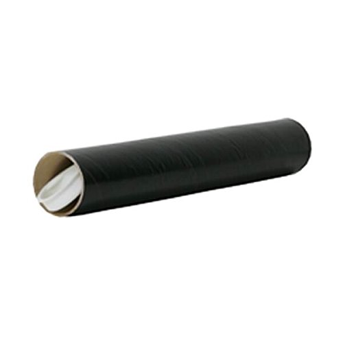 JAM PAPER Mailing Tubes - 2 x 9 Inches - Black Cardboard Shipping Tubes (Pack of 50) - Perfect for Posters, Blueprints, Artwork & Document Protection